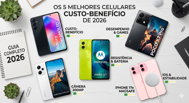 📱 Melhores Celulares Custo-Benefício para Comprar em 2026